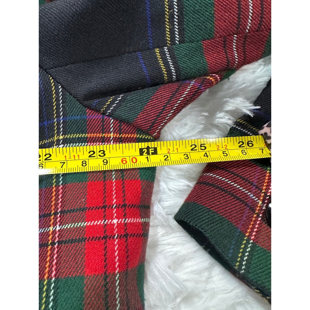 Lauren Ralph Lauren Plaid Tartan Crest Twill Suit Set Women's 14/16W - Picture 5 of 11
